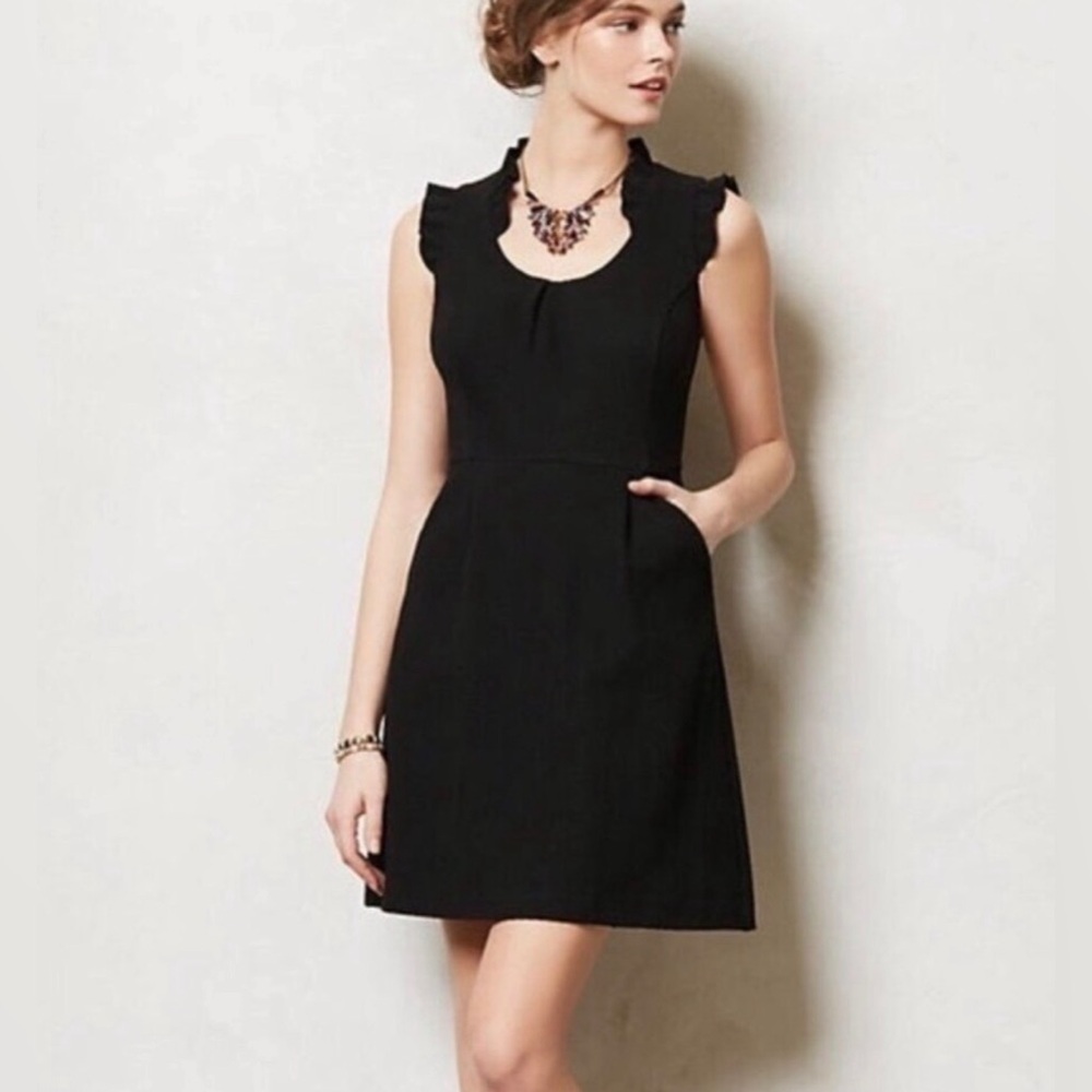 Anthropologie Tabitha brand size 2 black dress